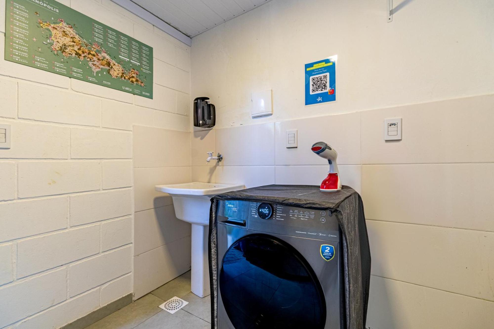 Apartment Ac-bbq-1000mbps-casa Container-cozinha Completa
