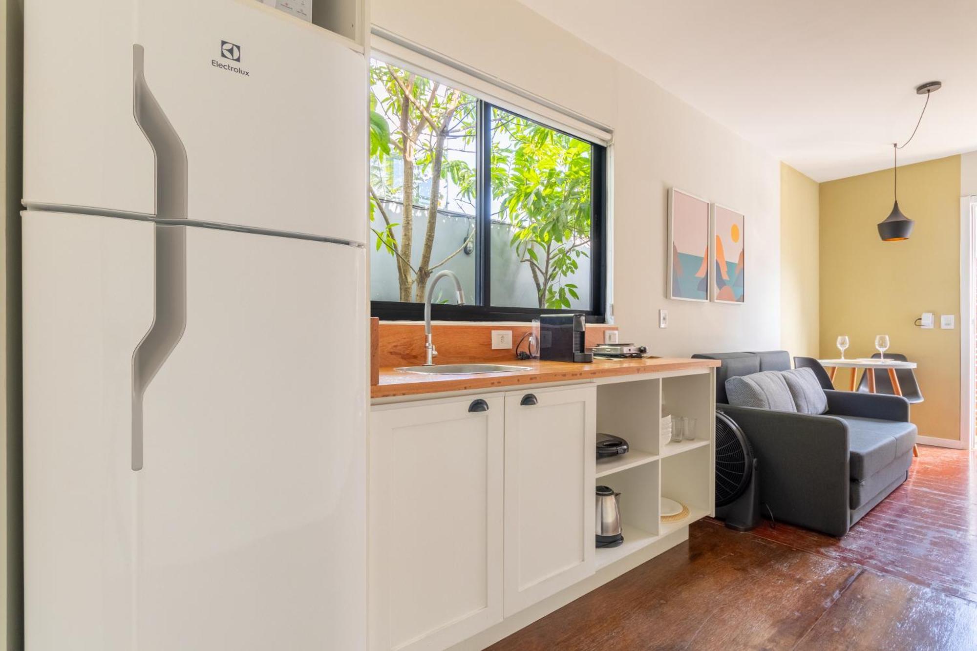Ac-bbq-1000mbps-casa Container-cozinha Completa Apartment